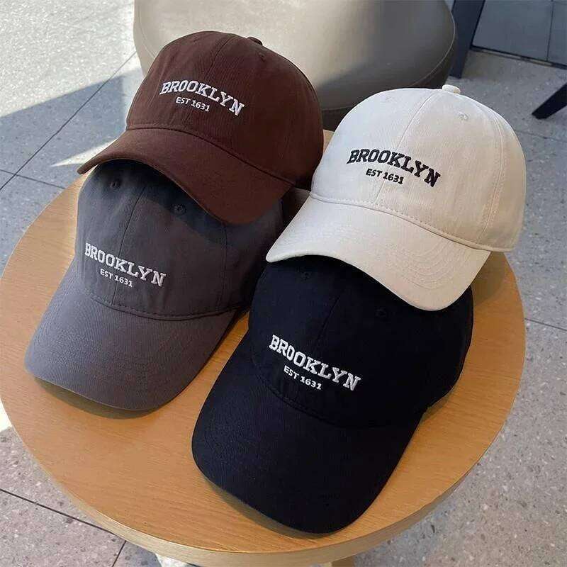 Casual Unisex Baseball Cap Letter Embroidery Soft Cotton Sun Hat Sports Outdoor Women Men Adjustable Peaked Caps Y260115