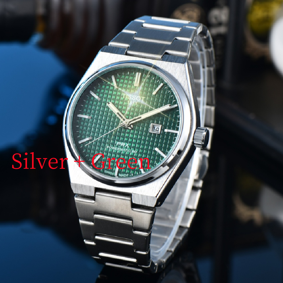 TOP brand Designer watches Women's WatchesTISSOTSity 1853 PRX Watches automatic quartz Movement Luxury Business POWERMATIC 80 Wristwatch Designer Watches