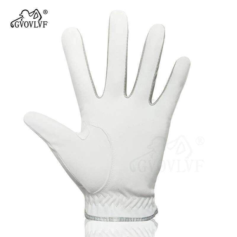 Piece or 1 Pair Mens Golf Stable Grip Gloves Micro Soft Fabric Breathable Long Lasting Durable with ball Marker Replaceable Y260115