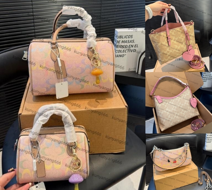 Shoulder Designer bag c0acher designer bag tote ROWAN PINK Women Travel Luxury Handbag Crossbody Hot Tote Bag Large Letter Designer Large Capacity Bag Shopping Bags