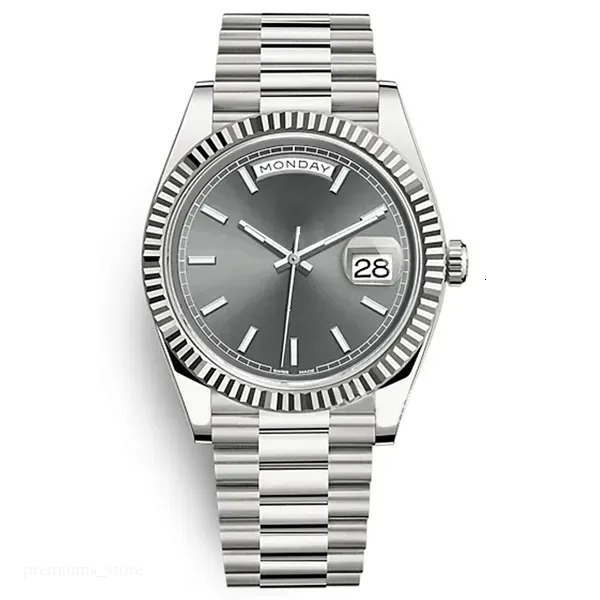 R O LEX Designer Mens Watches Man Watch Day Date Automatic Wristwatch 41Mm Auto Movement Sapphire Glass Stainless Steel Presidential Strap Orologio Di Lusso 2Eb