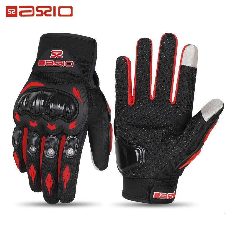 Green Motorcycle Summer Men Women Motocross Breathable Racing Anti-fall Touch Screen Motorbike Bicycle Riding Gloves Y260115