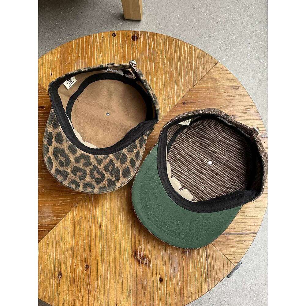 Vintage Embroidered Letter Top Women Street Hip Hop Duckbill Wide Flat Brim Baseball Cap for Men Y260115