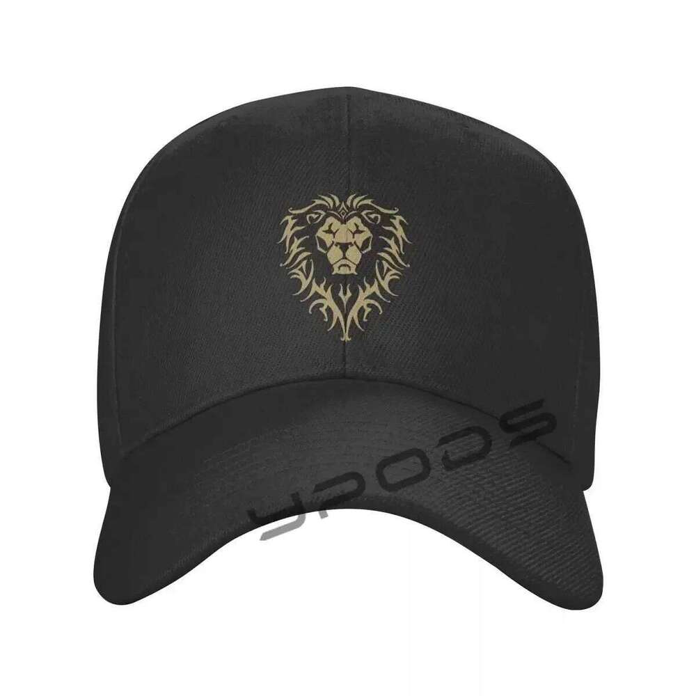 World Of Warcraft Lion Casual Baseball Cap for Women and Men Fashion Hard Top Caps Snapback Hat Unisex Y260115