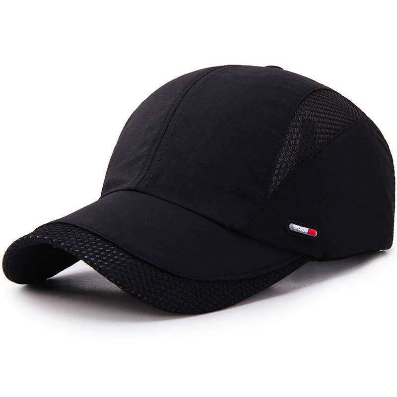 Caps Men And Women Summer Outdoor Sports Quick Drying Mesh Baseball For The Sun Duckbill Cap Simple Solid Color Hats B1 Y260115
