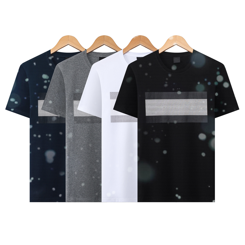 Mens bosse Shirts Designer Tshirt bosshugo Casual T-Shirt Crew Neck Tees Summer Pure Cotton Short Sleeve Clothes USA Fashion Luxury Streetwear T Shirt a4