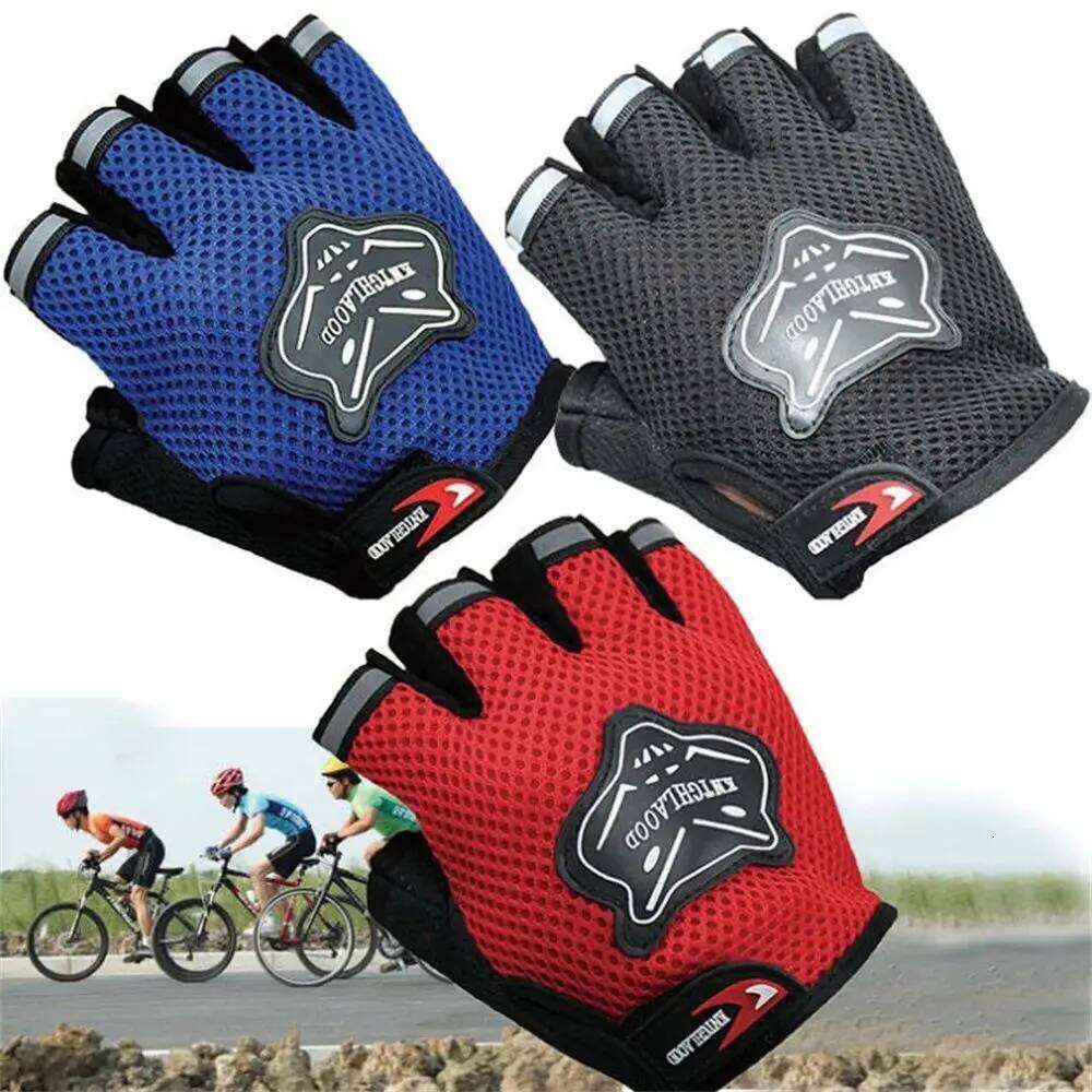 Slip Kids Adult Outdoor Sports Climbing Breathable Glove Bicycle Cycling Riding Gloves Bodybuilding Y260115