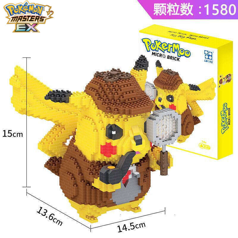 Pikachu Squirtle Pokmon Building Blocks Toys Compatible with Lego Boys and Girls Assembly Ornaments L260116