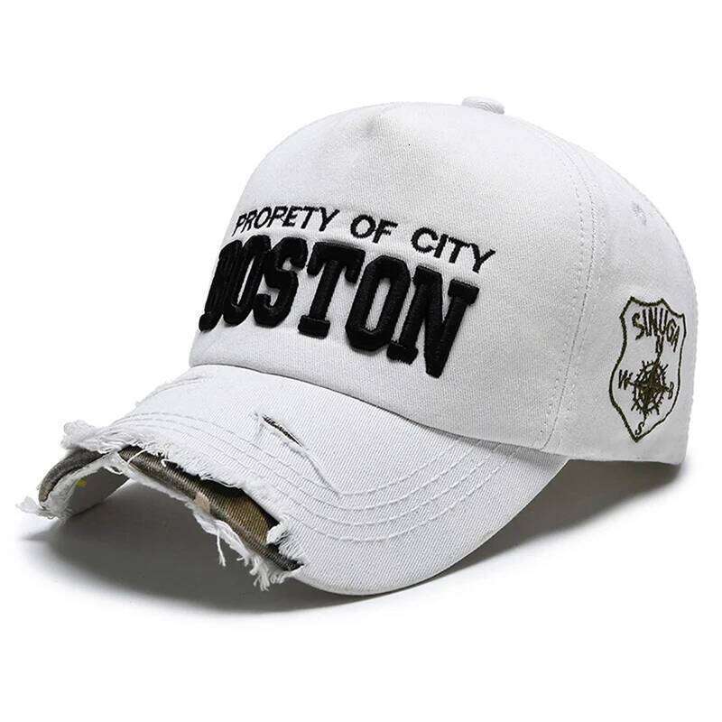 New Fashion Men Women Baseball Cap Vintage BOSTON Embroidery Outdoor Sports Snapback Summer Sun Visor Street Dance Hats EP0470 Y260115
