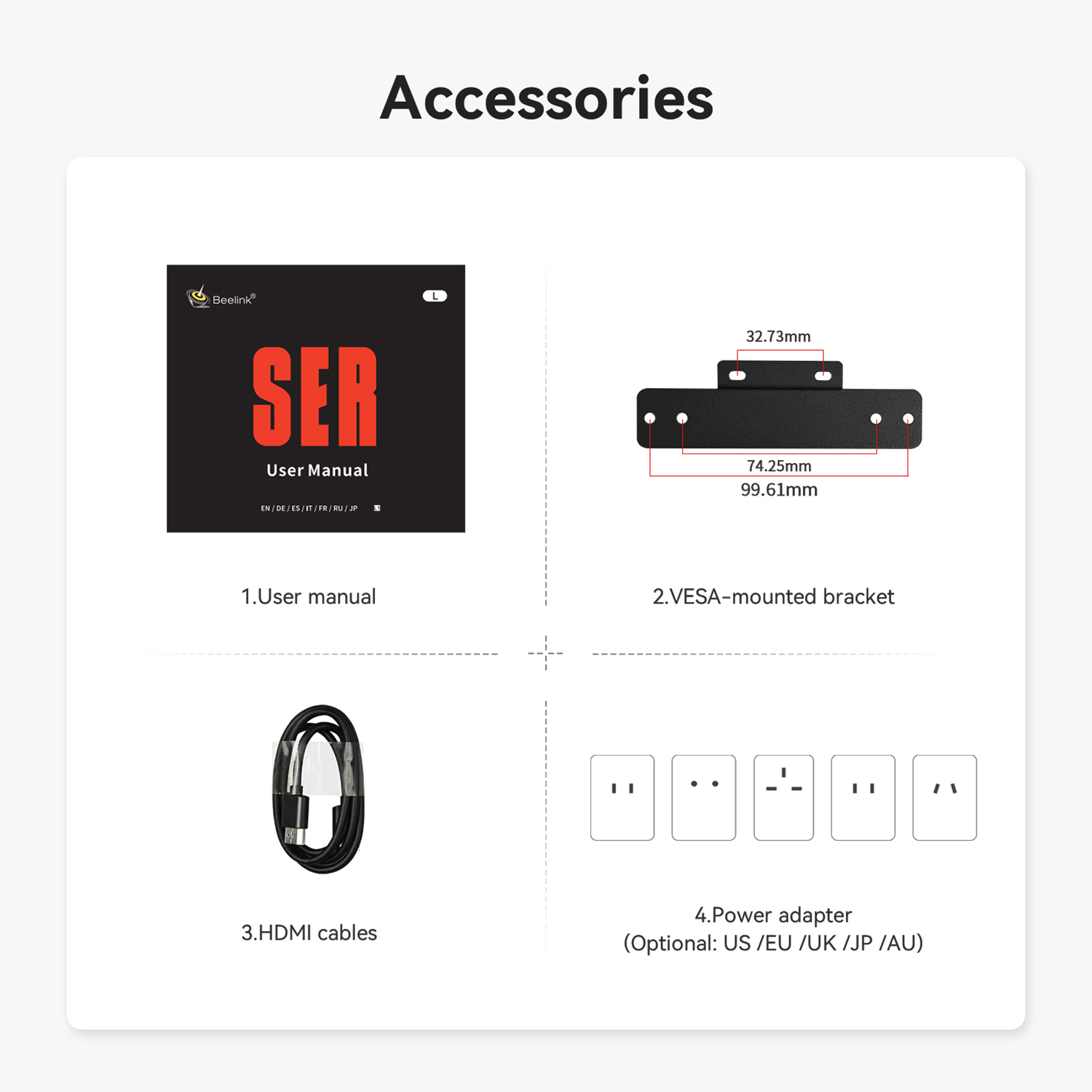 Beelink SER5 MAX Ryzen 7 7745HS Mini PC 24GB LPDDR5 M.2 2280 PCIEx4 SSD WiFi 6 BT 5.4 RJ45 2.5G LAN Desktop Gaming Computer