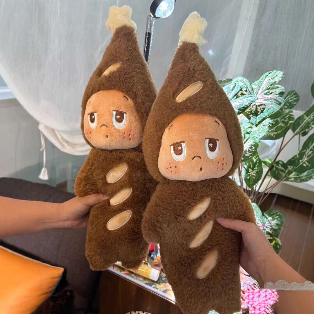 Star Person Baguette Plush Cute Large Pillow Doll Companion Toy