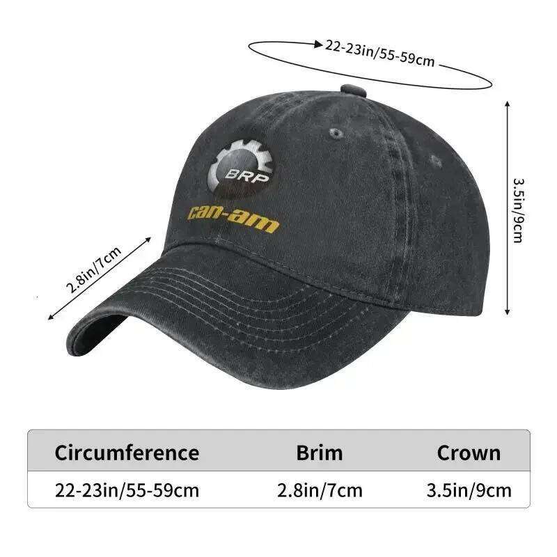 2023 New Fashion Cotton BRP ATV Can Am Logo Baseball Cap Men Women Personalized Adjustable Unisex Dad Hat Summer Y260115