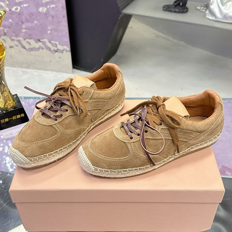 Fashion designer women sneakers luxury brand Lady casual shoes suede leather upper anti slip rubber sole outdoor vacation travel womens thin sole shoes top quality