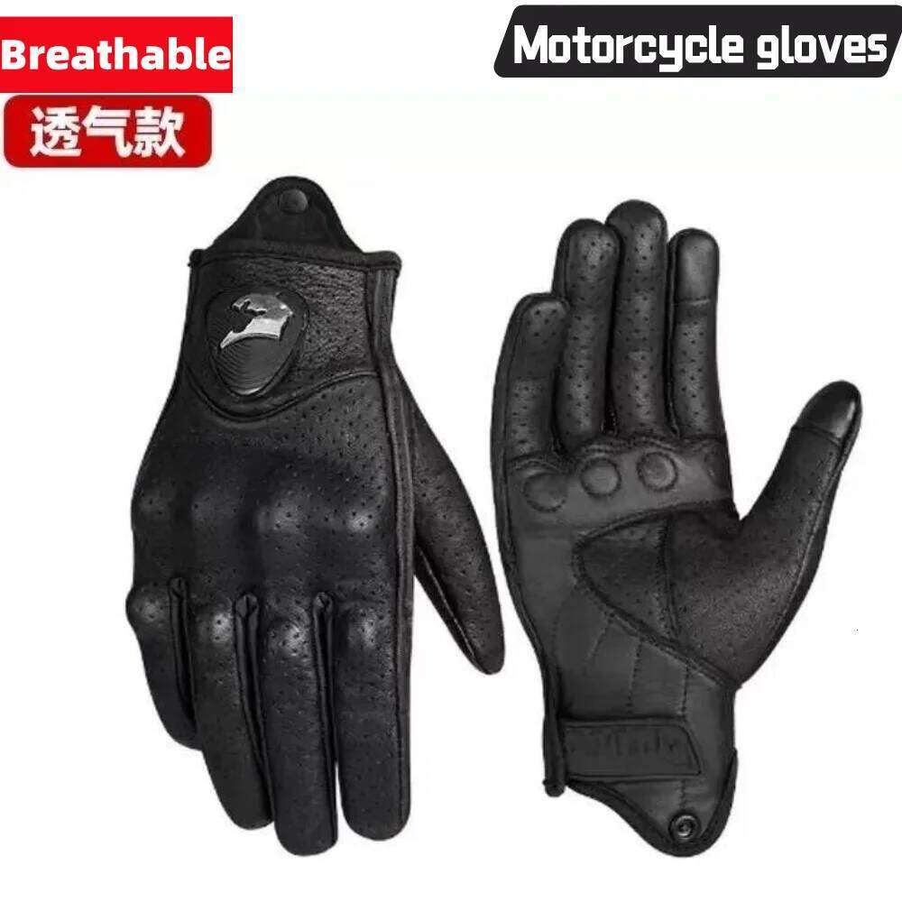 Motorcycle gloves, windproof warm, shockproof and breathable, for riding sports off-road downhill mountain bikes Y260115