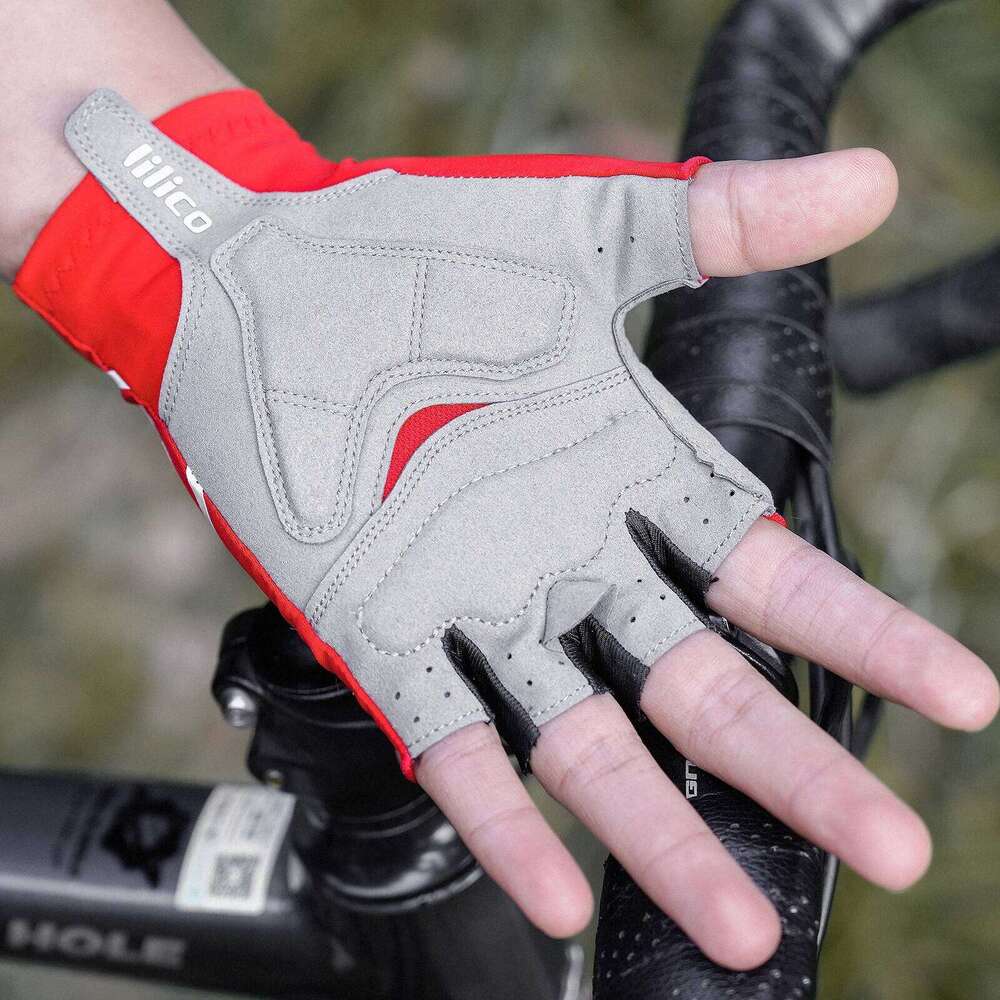 Breaking Wind Cycling Half Finger Gloves Anti-slip Bicycle Mittens Racing Road Bike Glove MTB Biciclet Guantes Y260115
