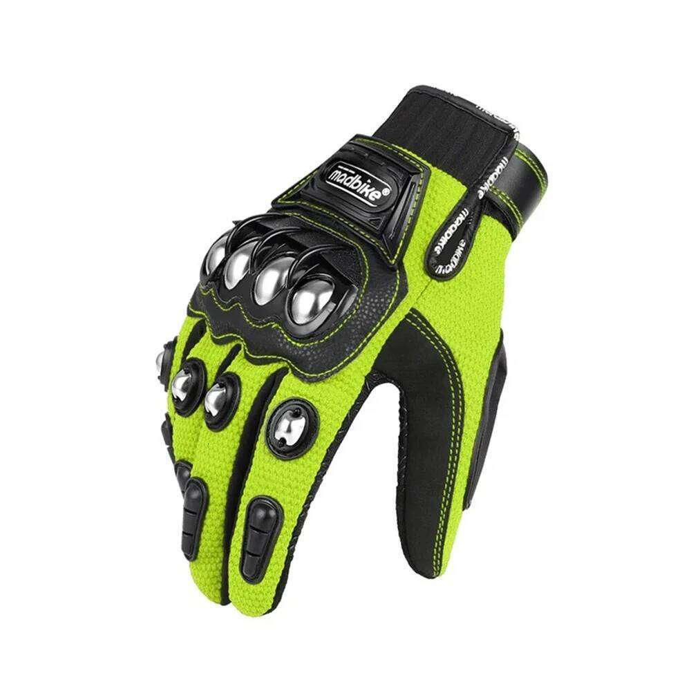 Motobike Motorcycle Knitting Unisex Moto Touch Screen Breathable Motocross Riding Racing Alloy Protective Full Finger Gloves Y260115