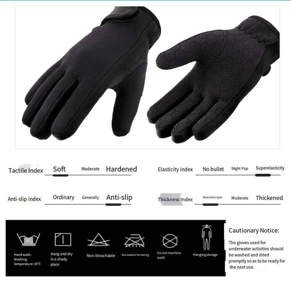 1.5mm Neoprene Paddling Spearfishing Snorkeling Warm Fashion Surf Surfing Diving Gloves Water Sports Y260115