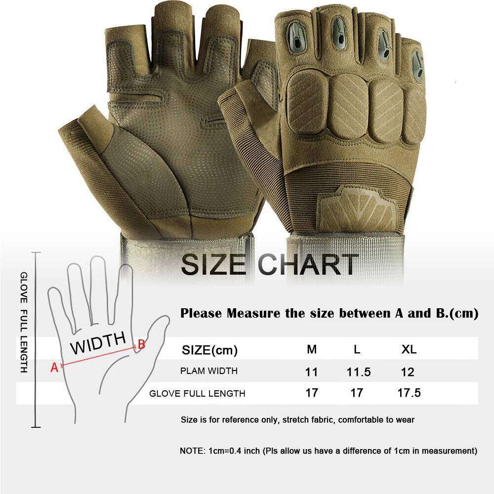 Outdoor Anti-slip Half Finger for Men Women Sports Motorbike Cycling Climbing Hiking Biking Workout Gloves W01 Y260115