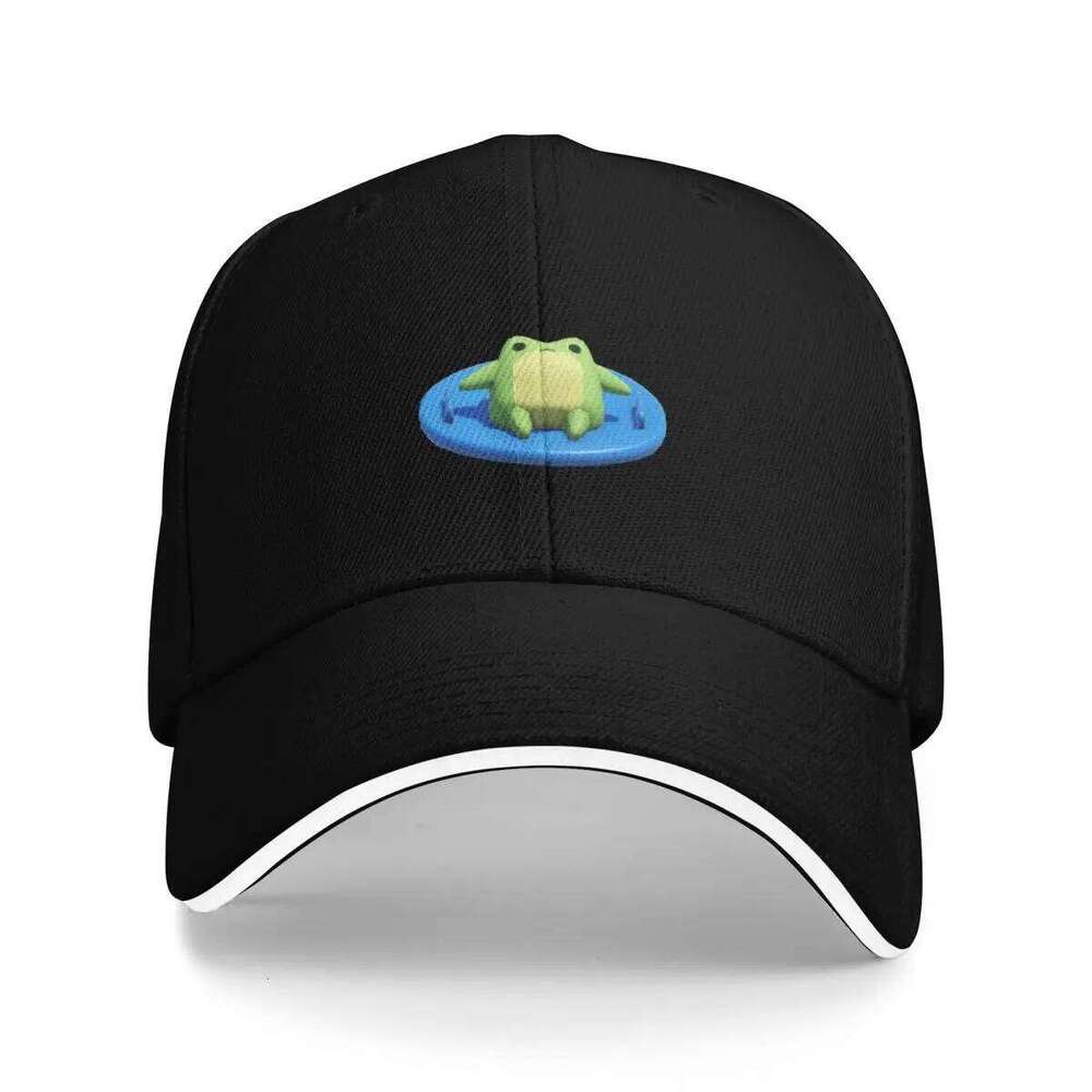 Frog on the Sled Baseball Cap men's big size hat hats for men Designer Man Women's Y260115