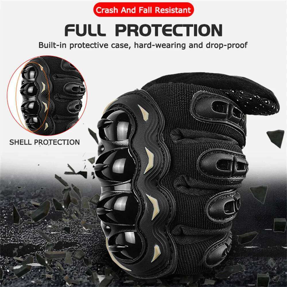 SUOMY Motorcycle Man Touchscreen Motocross Riding Hard Shell Protective Anti-fall Motorbike Gloves Wear-resistant Y260115