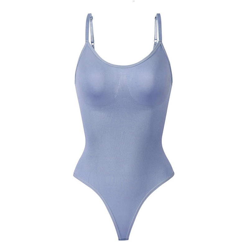Seamless Shapewear Sculpting Bodysuit T-Back One-Piece Shapewear Postpartum Sexy Camisole, Tummy Control Waist Trainer Base Layer Body Shaper European
