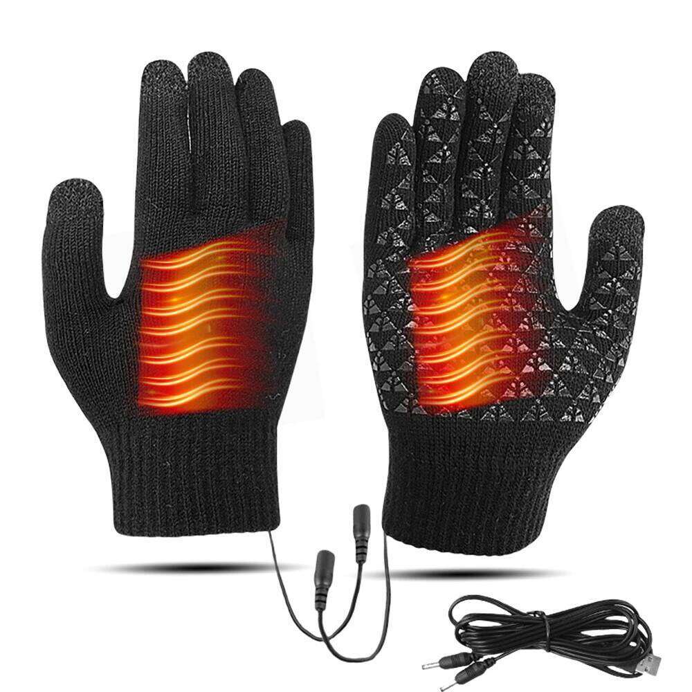 Winter Heated Gloves for Women Man Touch Touchscreen Thicken Thermal Arthritis Pain Relief USB Knitted Hand Warmer 1 Pair Y260115