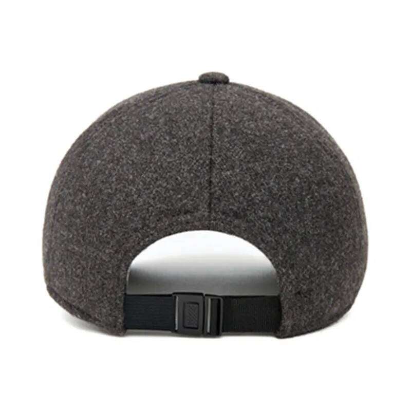 New Winter Fleece-lined Plush Thickened Warm Baseball Caps For Men Golf Coldproof Earmuffs Hats Women's Hat Snapback Cap Y260115