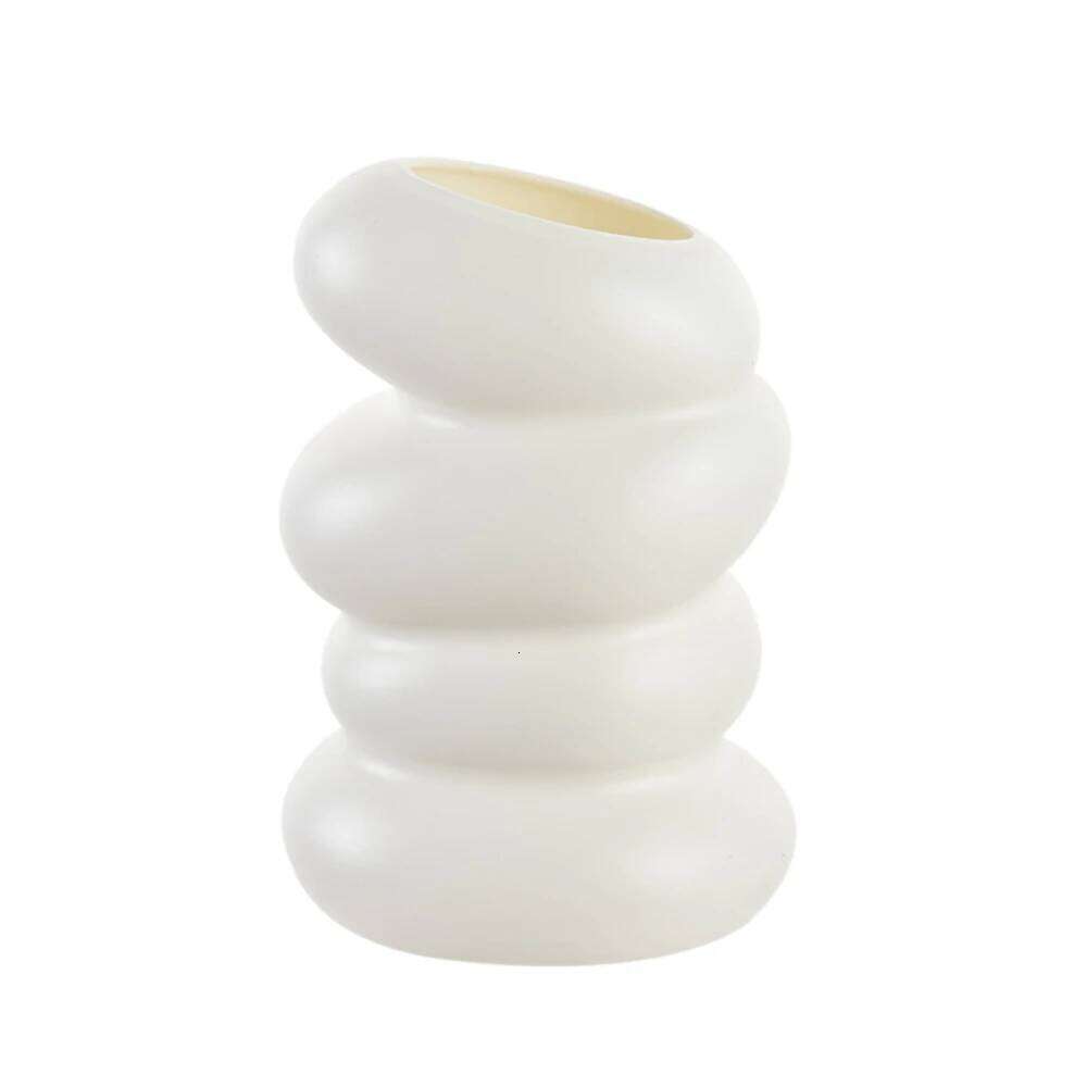 Plastic Vase Imitation Ceramic Flowers Pots Wedding Home Room Outdoor Table DIY Gift Bonsai Festival Yard Garden Decor C260116