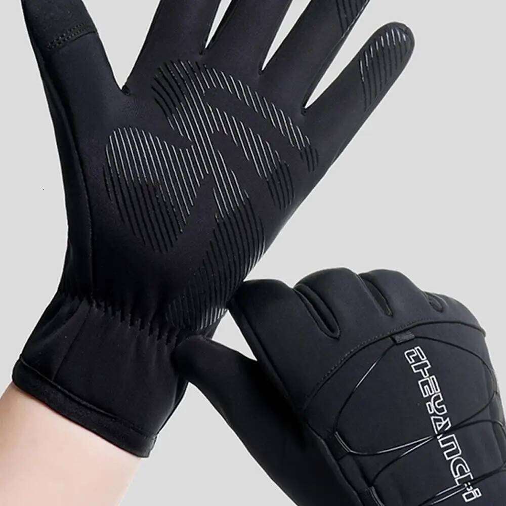 Winter Warm For Men Women Extended Thickened Windproof and Waterproof Sports Touchscreen Skiing Cycling Gloves Y260115
