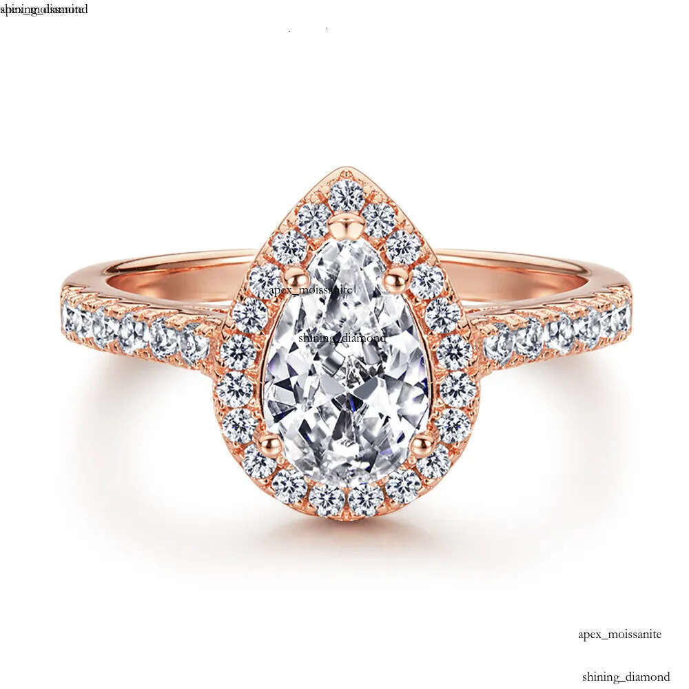 2025 New Vintage 925 Sterling Silver Zircon For Women Designer Jewelry Engagement And Wedding Ring Set 05