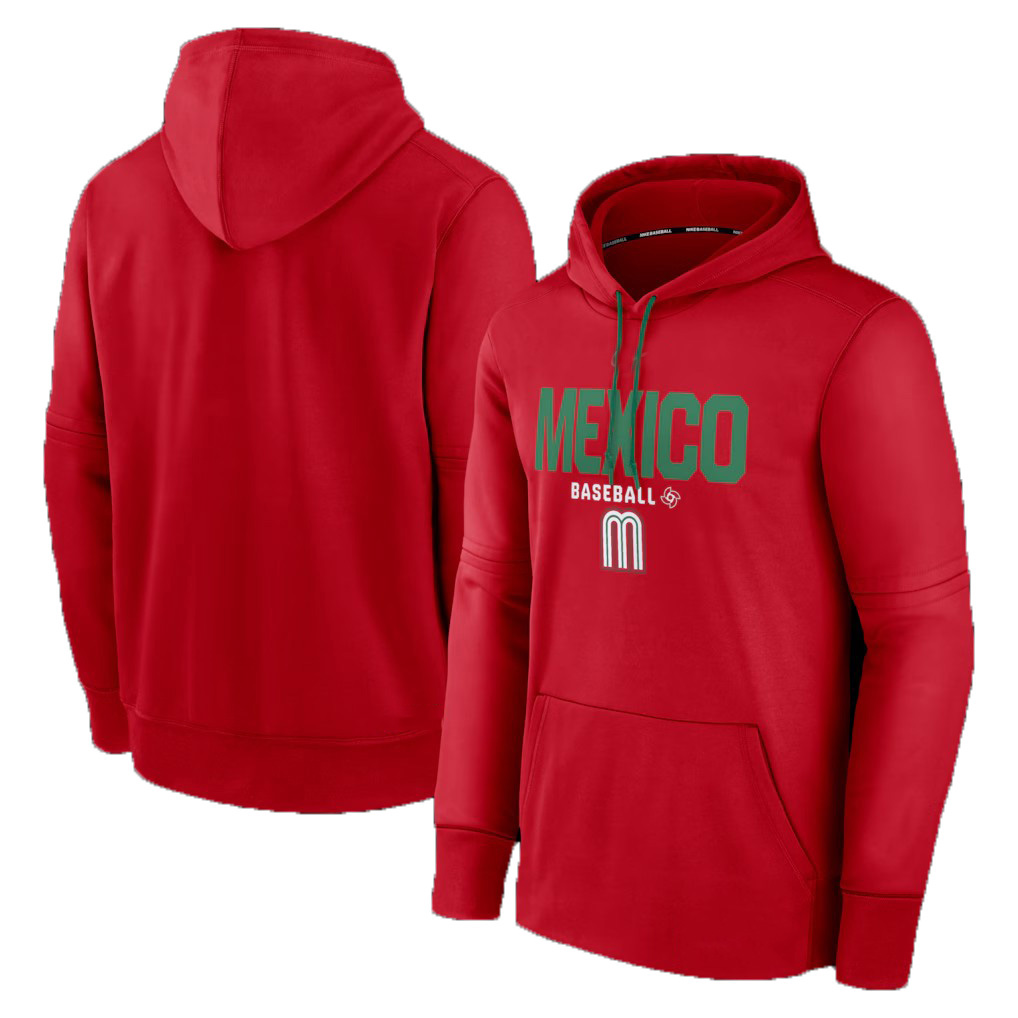 2026 World Baseball Classic Collection Therma Hoodie Sweatshirts Puerto Rico Dominican Mens Womens Youth