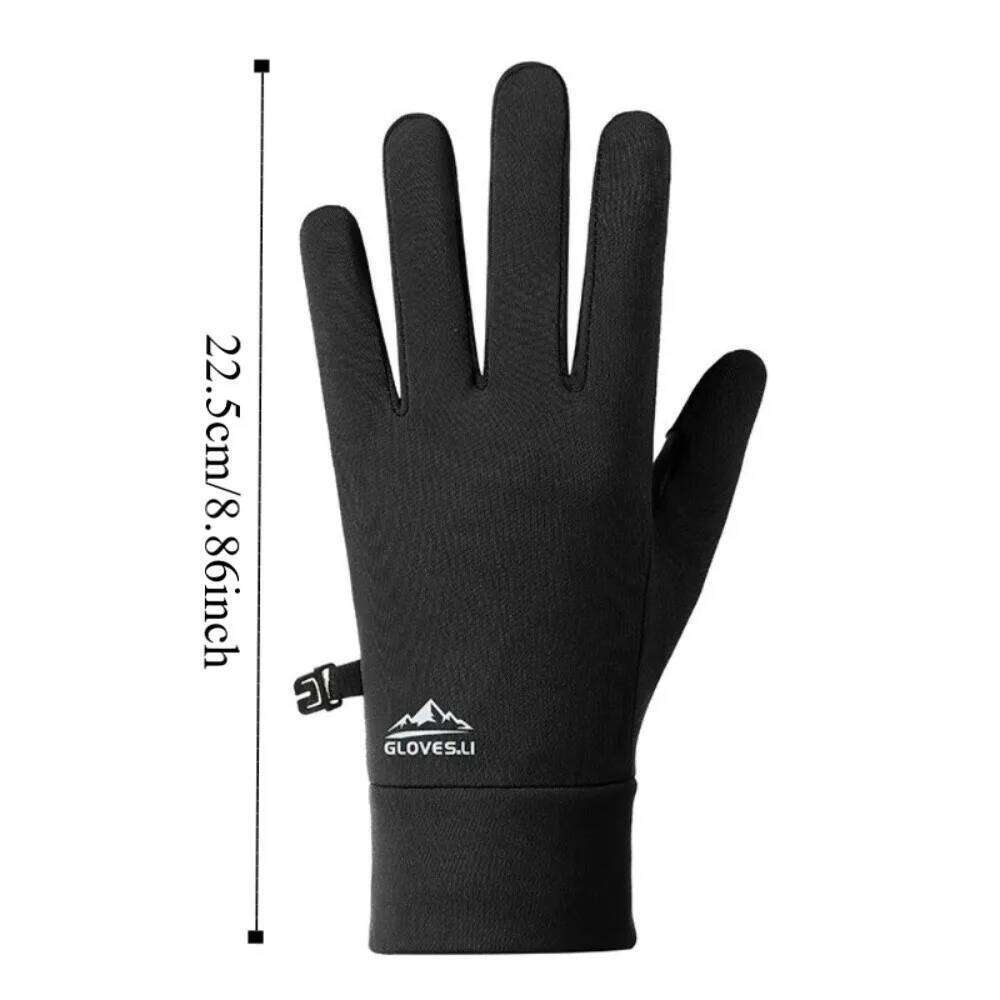 Thermal Fleece Winter Lock Buckle Non-slip Thick Cycling Touch Screen Warm Outdoor Gloves Sports Y260115