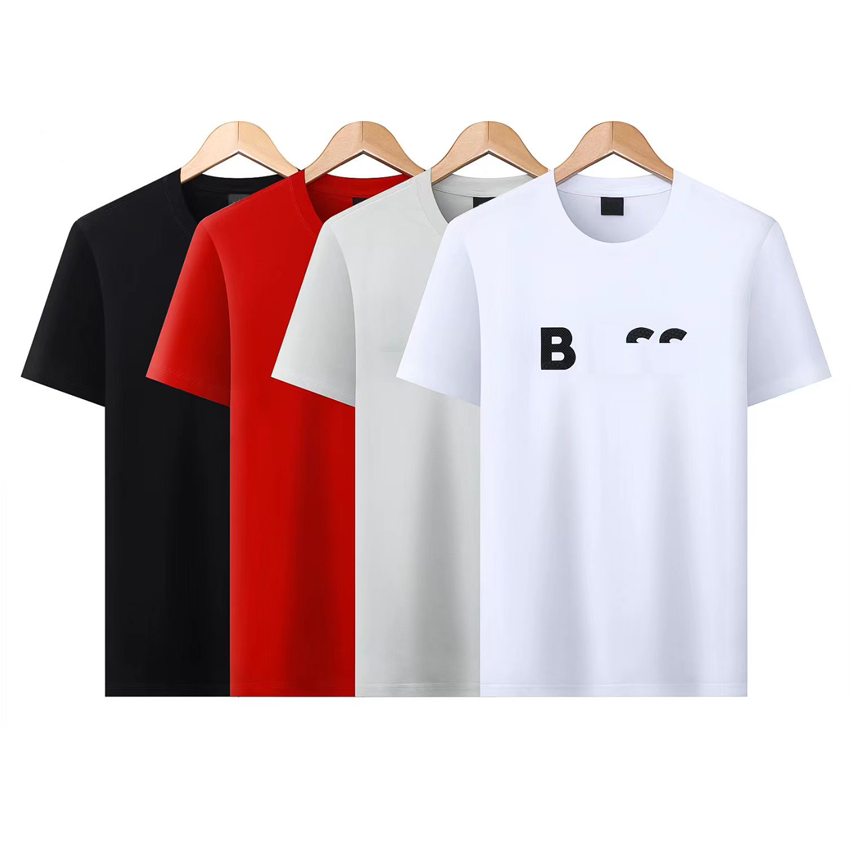 2026 New Mens t shirt Bosse Luxury Designer T-Shirt Bosshugo Shirts Casual Crew Neck Tees Summer Cotton Short Sleeve Tops USA Fashion Clothes 0009