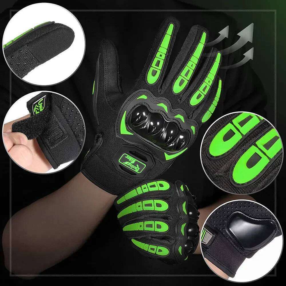 Motorcycle Guante Waterproof Touch Screen Full Finger Protective Anti-fall Guantes Moto Non-slip Riding Gloves Y260115