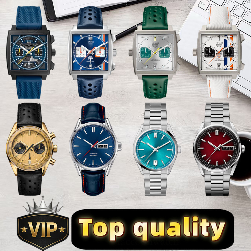 TAGity Heuerers F1 AAA Designer Watch TOP Quality Hueuer Watch Luxury Superclone AquaracersWatch Chronograph Luminous Mens Watch Man automatic Watch Gift Box fd