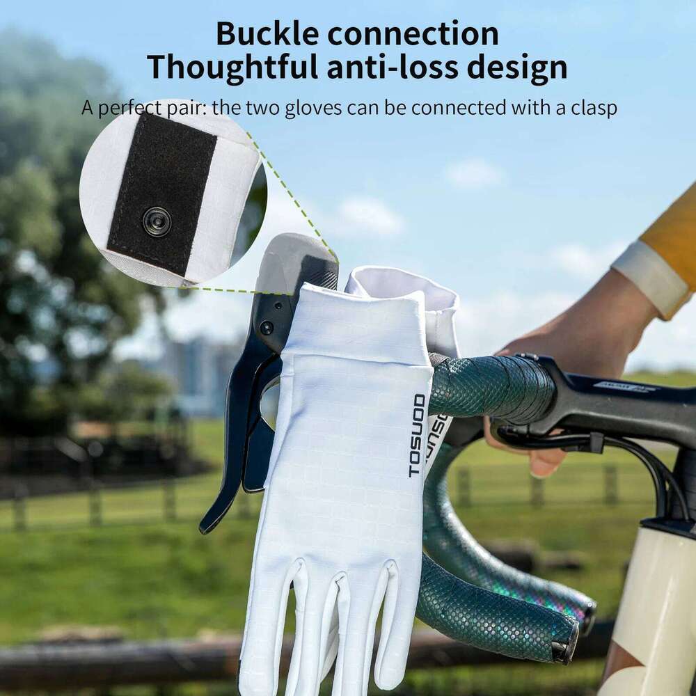 TOSUOD Shock-Absorbing Full Finger Cycling Gloves, Breathable Padded Bike Gloves for Road MTB Bicycle Men Women Spring Fall Y260115