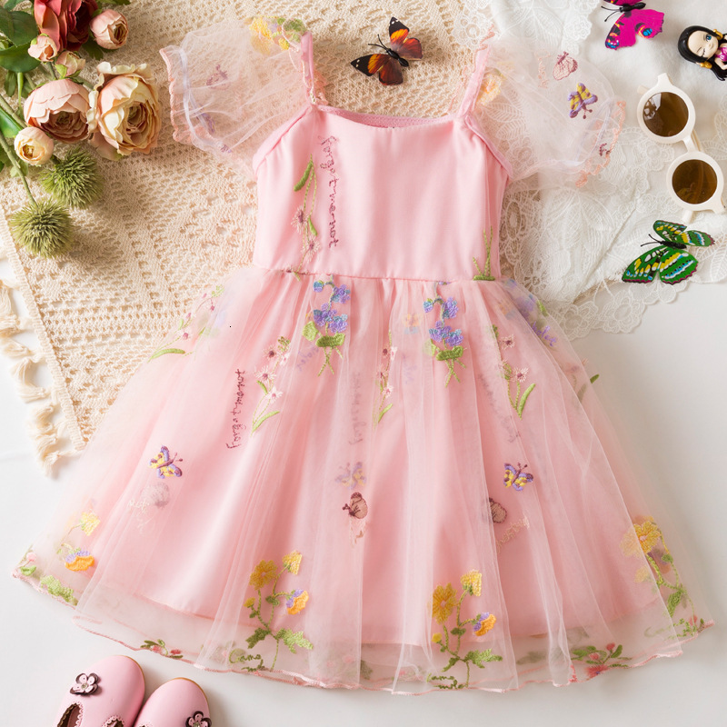 Baby Girl Summer Dresses Newborn Girl 1 year Birthday Wedding Princess Dress Flower Girl Ball Gown Tutu Party Dress Clothes LJ201221