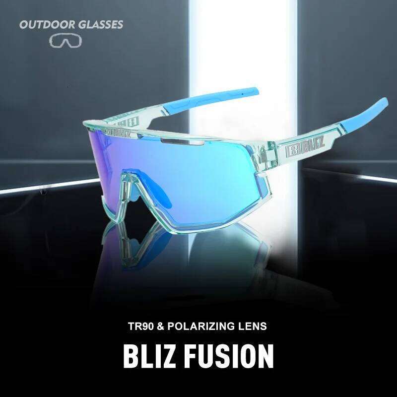 B Bliz Sports Polarized Cycling Sunglasses Photochromic Lens MTB Mountain Road Bike Glasses Men Women Fishing Bicycle Goggles 26L0116