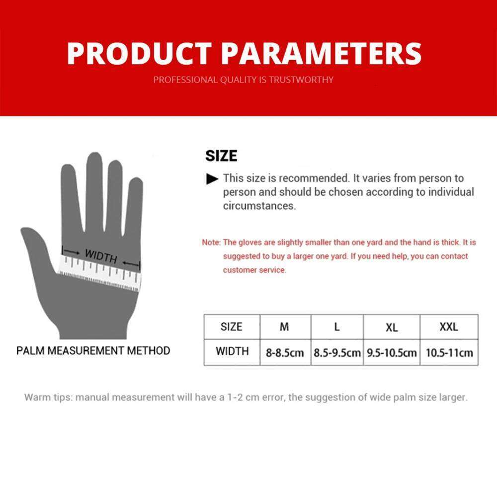 Motorcycle Men Women Touch Screen Outdoor Motocross Non-slip Riding Motorbike Full Finger Gloves Wear-Resistant Y260115