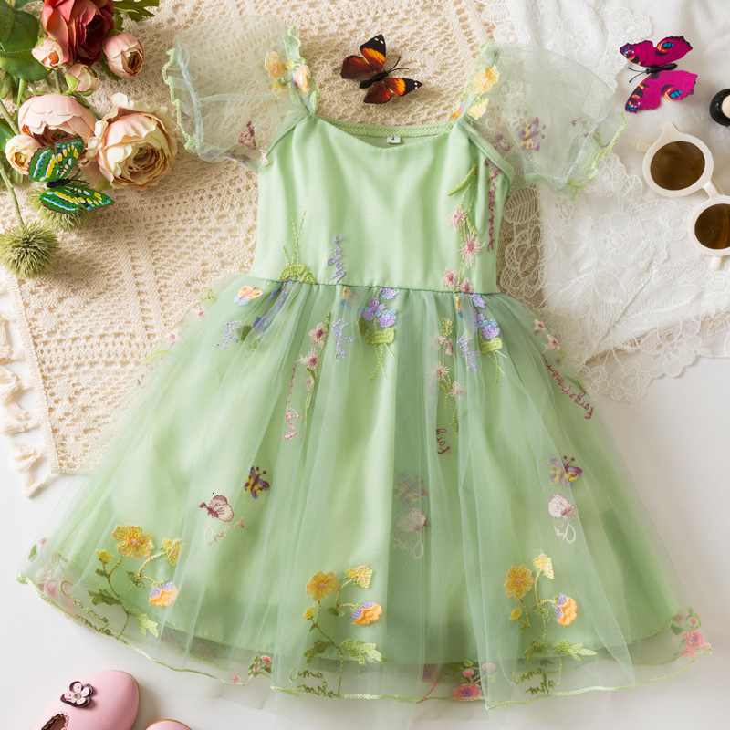 Baby Girl Summer Dresses Newborn Girl 1 year Birthday Wedding Princess Dress Flower Girl Ball Gown Tutu Party Dress Clothes LJ201221
