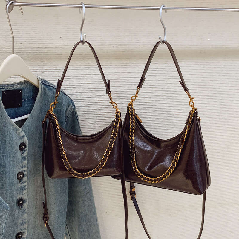 Designer French-Inspired Chain Strap Shoulder - Trendy Mini Square Crossbody Purse for Women, Luxury Viral Fashion Bag