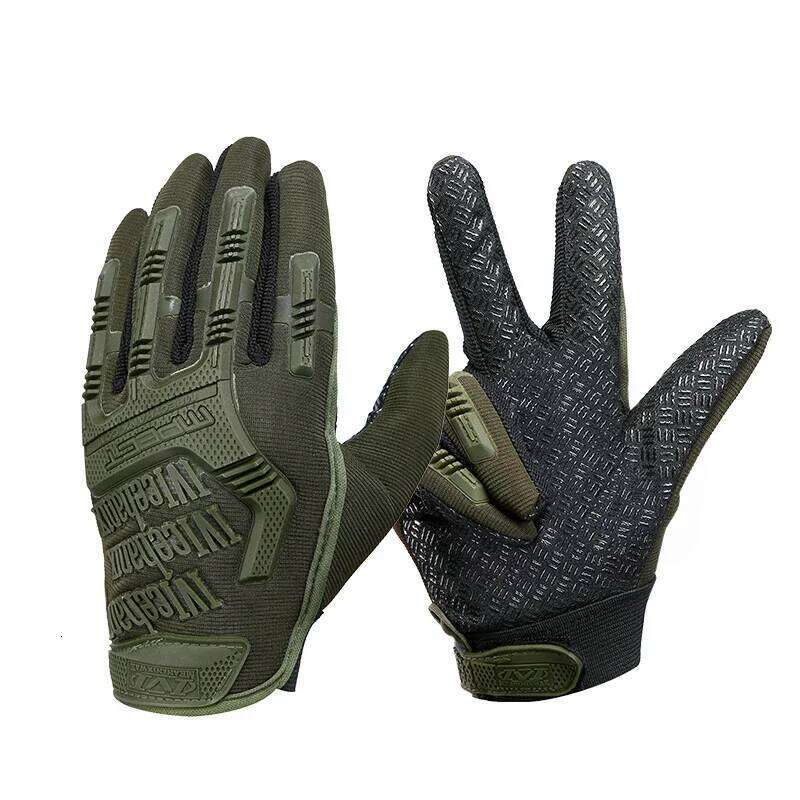 new Seals Full Finger Protective Male Training Fighting Outdoor Bicycle Riding Camouflage Gloves Y260115