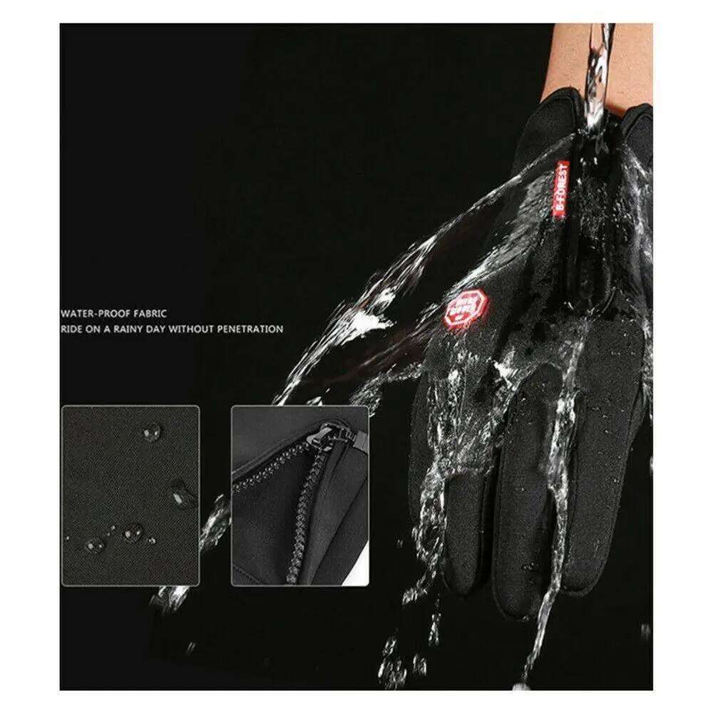 Outdoor Warm Cycling Splash-proof Non-Slip Touchscreen Mitten Sport Windproof Waterproof Gloves Skiing Y260115