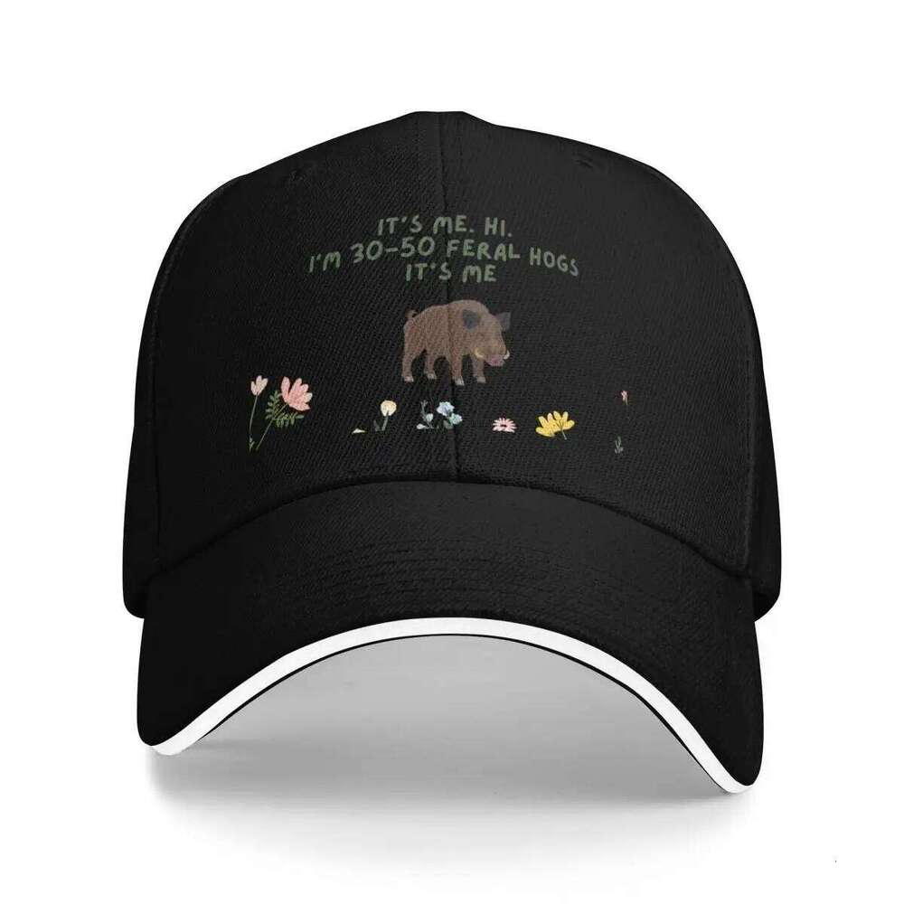 Me. Hi. I'm 30-50 Feral Hogs It's me. Baseball Cap Hat Man For The Sun Dropshipping sun hat Women's Beach Visor Men's Y260115