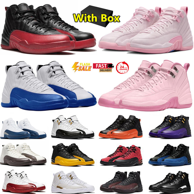 Designer 12 12s mens basketball shoes Flu Game Blueberry Taxi Melo Pearl Pink fashion men trainers sports sneakers sneaker flat platform jogging walking shoe DAF