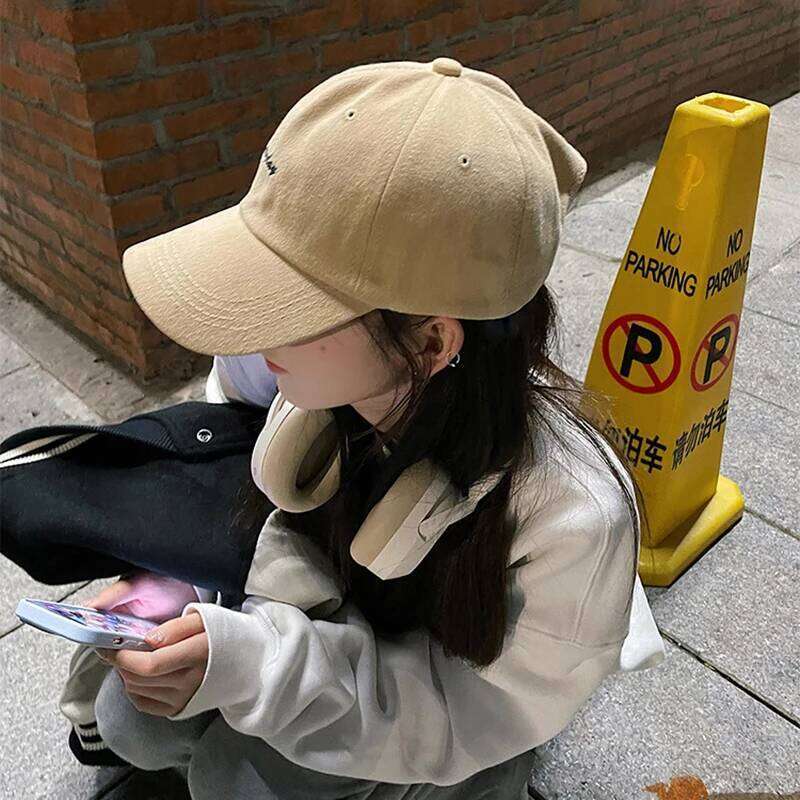 Solid Color Embroidery Women Baseball Adjustable Snapback Peaked Cap Men Outdoor Sports Sun Hat Visor Y260115