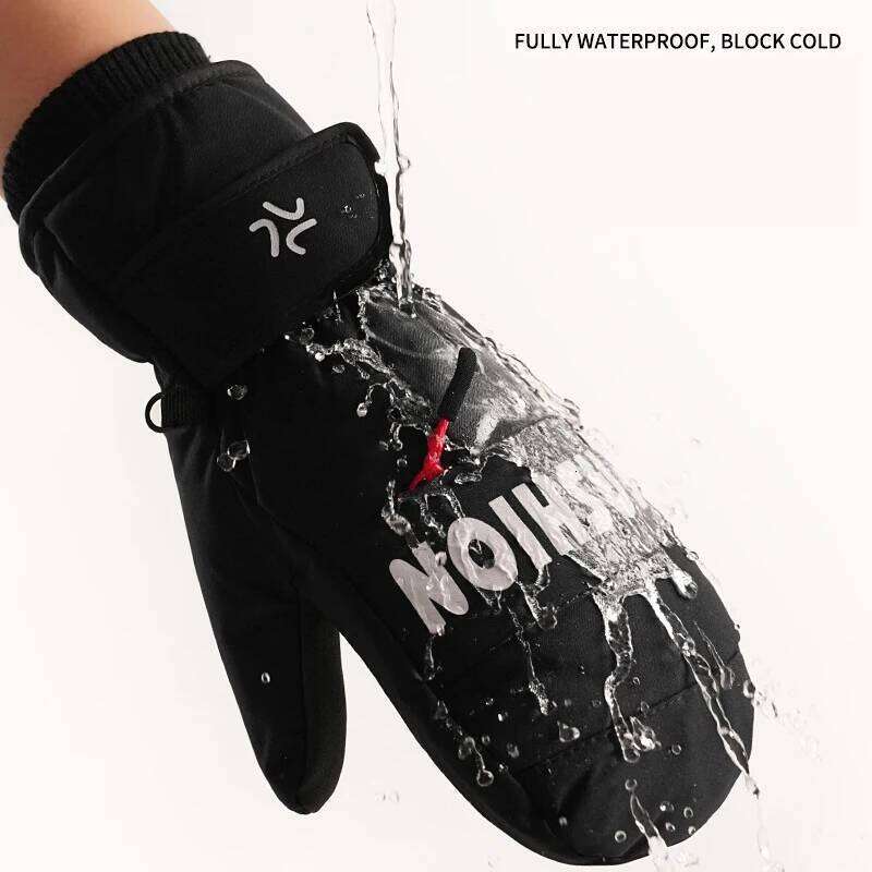 Winter Skiing Waterproof Snowboarding Touch Screen Thermal Thick Snow Windproof Gloves Men Women Snowmobile Warm Mittens Y260115