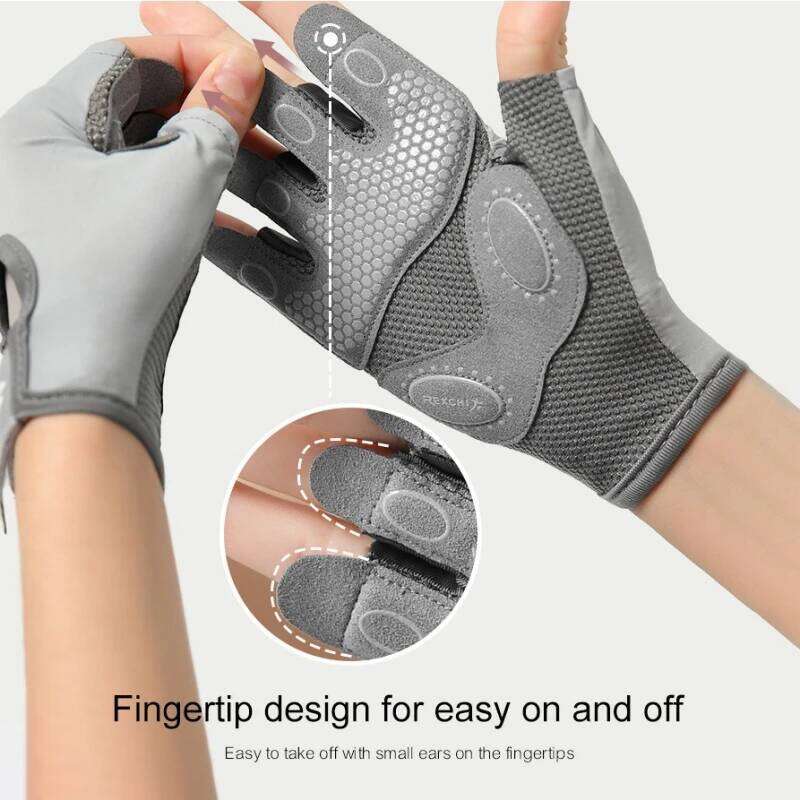 Half Finger Gym Fitness Anti-Slip Women Sports Exercise Cycling Female Breathable Fingerless Workout Gloves Y260115