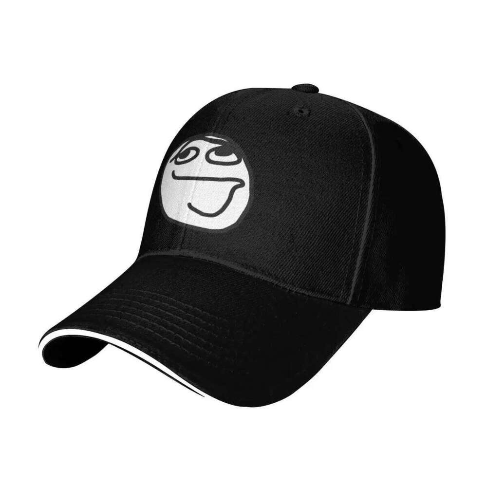 Clueless Emote HD Baseball Cap Hat Beach Outing Trucker Hats For Men Women's Y260115