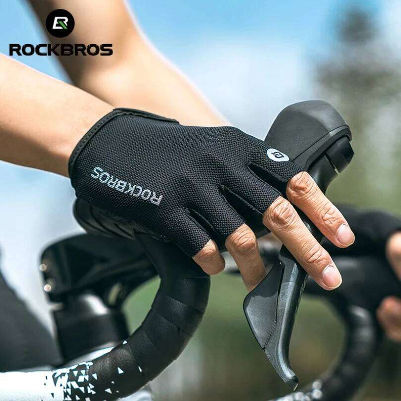 ROCKBROS Cycling breathable half finger racing anti slip mountain bike cycling equipment gloves Y260115